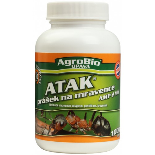 AgroBio ATAK AMP 2 MG Prášek na mravence, 100 g 002136