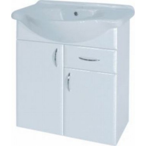 INTEDOOR AZZURRA spodní koupelnová skříňka závěsná s keramickým umyvadlem AZ85Z/63