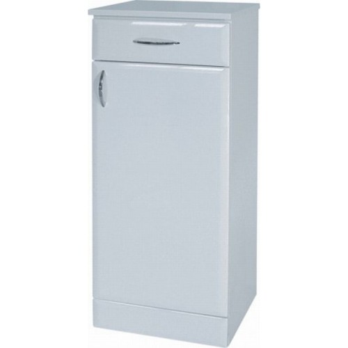 INTEDOOR AZZURRA nízká koupelnová skříňka na soklu pravá AZSN35P/63