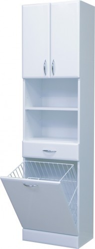 INTEDOOR AZZURRA vysoká koupelnová skříňka na soklu AZSVP50K/63