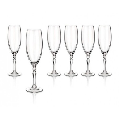 VÝPRODEJ BANQUET CRYSTAL Lucille sklenice na šampaňské, 190ml, 6ks, 02B4G005190 POUZE 5 KS