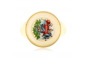 BANQUET Dětský plastový mělký talíř 234x183x24 mm, motiv: Monkey 55DPL4KDS