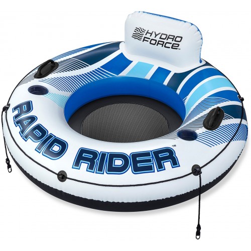 BESTWAY Hydro-Force Rapid Rider Nafukovací křeslo s opěrkou 135 cm 43116