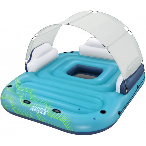BESTWAY Hydro-Force Plovoucí lehátko s ostrůvkem pro 5 osob 280 x 257 x 81 cm 43407 BESTWAY Hydro-Force Plovoucí lehátko s ostrůvkem pro 5 osob 280 x 257 x 81 cm 43407