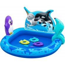 BESTWAY Polar Pals Hrací centrum, 134 x 131 x 73 cm 53156