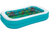BESTWAY Family Pool Nafukovací bazének 3D, 262 x 175 x 51 cm 54177