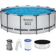 BESTWAY Steel Pro Max Bazén 396 x 122 cm, kartušová filtrace 5618W