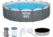BESTWAY Steel Pro Max Bazén 457 x 107 cm, kartušová filtrace 561GD