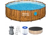 BESTWAY Steel Pro Max Splashview Bazén 427 x 107 cm, kartušová filtrace 561JM
