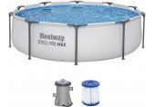 BESTWAY Steel Pro Max Bazén 305 x 76 cm, kartušová filtrace 56408