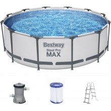 BESTWAY Bazén Steel Pro Max, kartušová filtrace 366 x 100 cm 56418