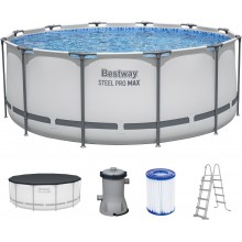 BESTWAY Steel Pro Max Bazén 366 x 122 cm, kartušová filtrace 56420