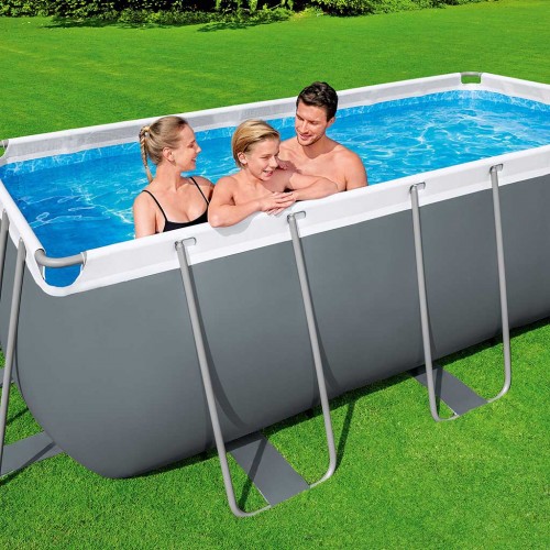BESTWAY Power Steel Bazénový set 412 x 201 x 122 cm, písková filtrace 56457