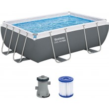 BESTWAY Power Steel Bazénový set 282 x 196 x 84 cm, kartušová filtrace 56629