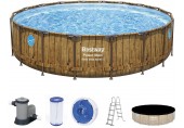 BESTWAY Power Steel Swim Vista Bazénový set 549 x 122 cm, kartušová filtrace 56977