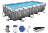 BESTWAY Power Steel Bazénový set 488 x 244 x 122 cm, kartušová filtrace 56996