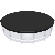 BESTWAY Krycí plachta pro bazén 488 cm, černá 58249