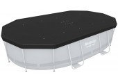 BESTWAY Krycí plachta pro bazén 427 x 250 cm, černá 58425