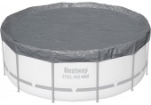BESTWAY Zimní prémiová plachta 370 cm, šedá, kulatá 58949