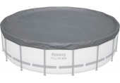 BESTWAY Zimní prémiová plachta 493 cm, šedá, kulatá 58952