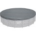 BESTWAY Zimní prémiová plachta 549 cm, šedá, kulatá 58953