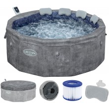 BESTWAY Lay-Z-Spa Carrara ThermaCore Smart AirJet Vířivka, 170 x 65 cm, 6 osob 6001V