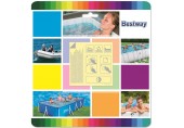BESTWAY Sada samolepicích záplat, vodotěsné, 6,5 x 6,5 cm, 10 ks 62091