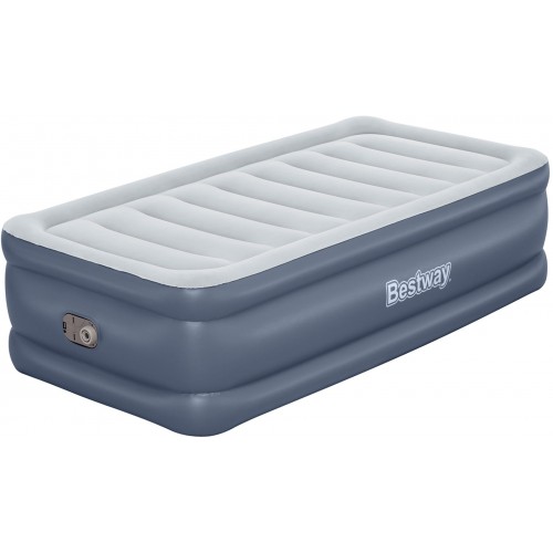 BESTWAY TriTech Twin Nafukovací postel s vestavěnou pumpou, 191 x 97 x 51 cm 6713G