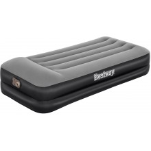 BESTWAY Air Bed Komfort Twin jednolůžko s vestavěnou pumpou, 191 x 97 x 46 cm 67401
