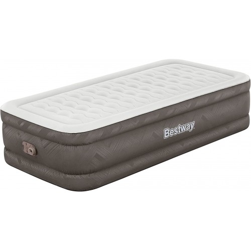 BESTWAY Fortech Twin Nafukovací postel s vestavěnou pumpou, 191 x 97 x 46 cm 69048 BESTWAY Fortech Twin Nafukovací postel s vestavěnou pumpou, 191 x 97 x 46 cm 69048