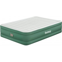 BESTWAY Toughlite Queen Nafukovací postel s vestavěnou pumpou, 203 x 152 x 46 cm 69646
