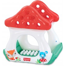 BESTWAY Fisher-Price Nafukovací bazének ve tvaru houby s míčky 107 x 97 x 110 cm 93570