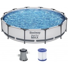 BESTWAY Steel Pro Max Bazén 366 x 76 cm, kartušová filtrace 56416