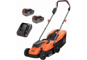 Black & Decker POWERCONNECT BCMW3318L2 Akumulátorová rotační sekačka (2x18V/2x2,5Ah Li-Ion)