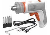 Black & Decker BCRTA01 Aku šroubovák 3,6V/1,5Ah s upínacím sklíčidlem pro L klíče 2 - 5mm