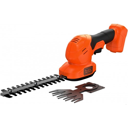 Black & Decker BCSS18B Aku nůžky na keře 18 V, záběr 20 cm, lišta na trávu, bez akumulátoru a nabíječky