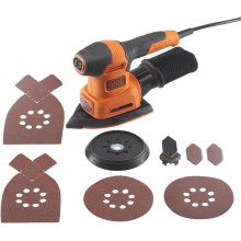 Black & Decker BEW200 Víceúčelová vibrační a excentrická multi bruska 200W 4v1