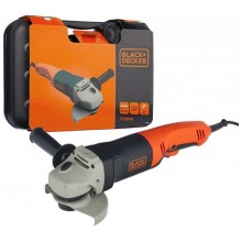 Black & Decker KG1202K Úhlová bruska (1200W/125mm) NVR vypínač, pozvolný rozběh, kufr