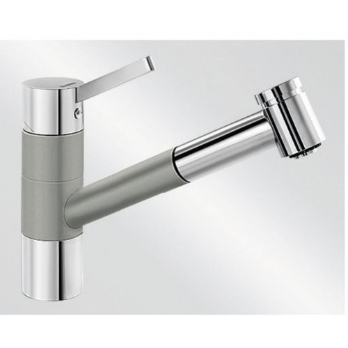 BLANCO Tivo - S dřezová baterie Silgranit, beztlaková, perlově šedá/chrom 520754 BLANCO Tivo - S dřezová baterie Silgranit, beztlaková, perlově šedá/chrom 520754