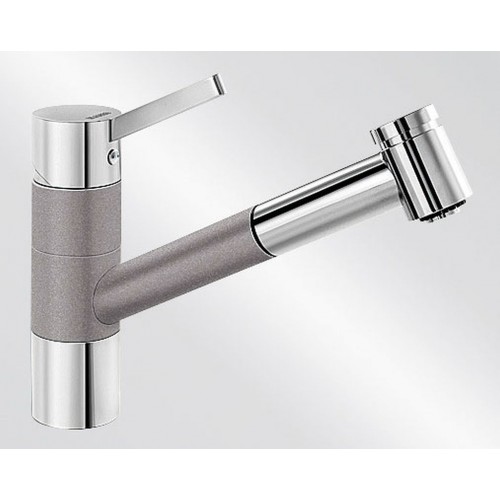 BLANCO Tivo - S dřezová baterie Silgranit, beztlaková, aluminium/chrom 518426