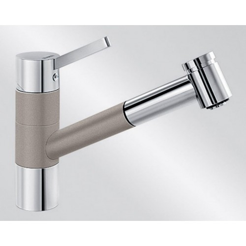BLANCO Tivo - S dřezová baterie Silgranit, beztlaková, tartufo/chrom 518433 BLANCO Tivo - S dřezová baterie Silgranit, beztlaková, tartufo/chrom 518433