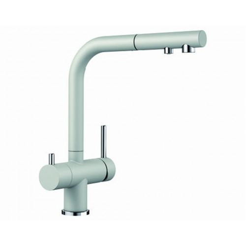 BLANCO FONTAS-S II silgranit-look dřezová baterie, perlově šedá 525208