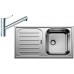 BLANCO set FLEX Pro 45 S nerez přírodní lesk 860 x 480 mm + TIVO baterie chrom