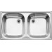 BLANCO Top ED 8 x 4 dřez nerezový včetně sifonu, přírodní nerez 501073