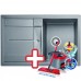 BLANCO Metra 45 S dřez Silgranit aluminium 513186 + ZDARMA VILEDA MOP Easy Wring