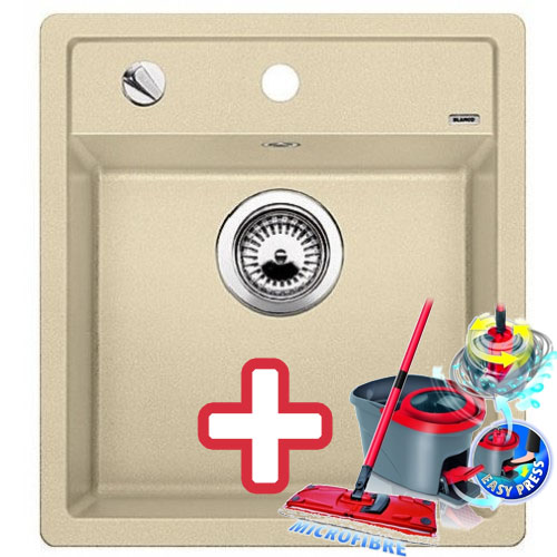 BLANCO Dalago 45 dřez Silgranit béžová champagne 517162 + ZDARMA VILEDA MOP Easy Wring