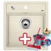 BLANCO Dalago 45 dřez Silgranit písek 517163 + ZDARMA VILEDA MOP Easy Wring