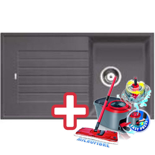 BLANCO Zia 45 SL dřez Silgranit šedá skála 518935 + ZDARMA VILEDA MOP Easy Wring