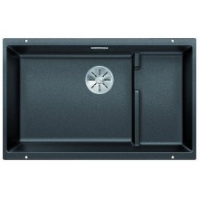 BLANCO SUBLINE 700 U Level InFino Silgranit černá dřez vlevo 526004