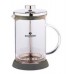 BLAUMANN French Press Konvička na čaj a kávu 350 ml, šedá BL-1441